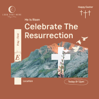 Easter Collage Instagram Post Design
