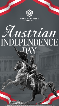 Austrian Independence Day Facebook Story example 3