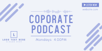 Corporate Podcast Twitter Post