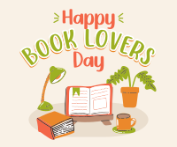 Book Day Greeting Facebook Post