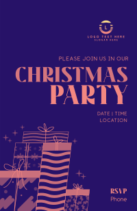 Christmas Party Gifts Invitation Image Preview