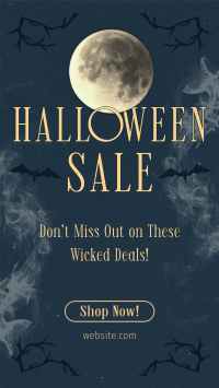 Spooky Sale Halloween Facebook Story