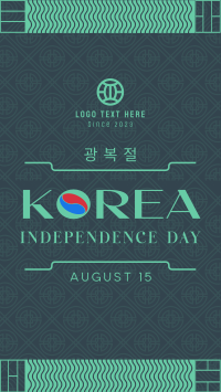 Independence Day of Korea Instagram Reel Image Preview