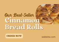 Best-seller Cinnamon Rolls Postcard Image Preview