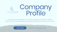 Minimalistic Company Profile Animation