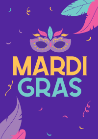 Mardi Gras Celebration Poster