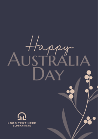 Golden Wattle  for Aussie Day Flyer