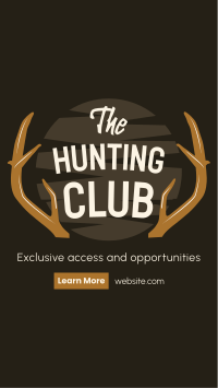 The Hunting Club Facebook Story