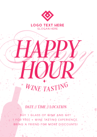 Luxury Winery & Bar Flyer