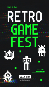 Retro Game Fest TikTok Video