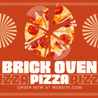 Simple Brick Oven Pizza Linkedin Post