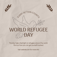 World Refugee Support Instagram Post