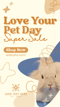 Dainty Pet Day Sale Facebook Story