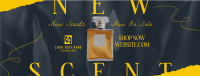 Sophisticated New Fragrance Facebook Cover Design