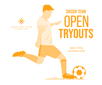 Soccer Tryouts Facebook Post