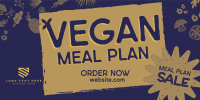 Organic Vegan Food Sale Twitter Post