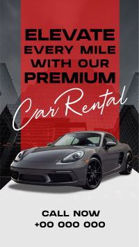 Modern Premium Car Rental TikTok Video