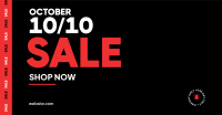 10.10 Sale Facebook Ad