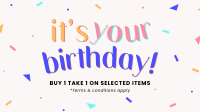 Birthday Confetti Shapes Animation