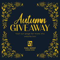 Autumn Giveaway Post Instagram Post Image Preview