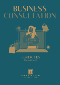 Online Business Consultation Flyer