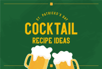 St. Patrick's Day  Happy Hour Pinterest Cover