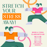 Stretch Your Stress Away Instagram Post
