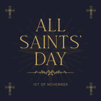 Solemn Saints' Day Linkedin Post