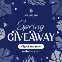 Spring Giveaway Flowers Instagram Post