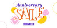 Hippie Anniversary Sale Twitter Post