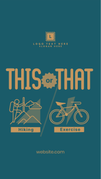 This or That Exercise Instagram Reel Image Preview