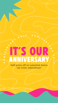 Anniversary Discounts Instagram Story
