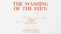 Illustrated Maundy Thursday Animation