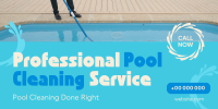 Pool Cleaning Service Twitter Post