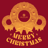 Christmas Wreath T-shirt Image Preview