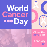 Funky World Cancer Day Instagram Post