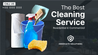 The Best Cleaning Service Facebook Event Cover