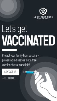 Let's Get Vaccinated Facebook Story