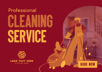 House Cleaner Postcard