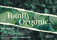 Totally Organic Postcard