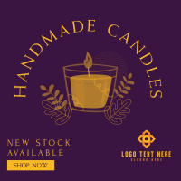 Available Home Candle  Instagram Post Design