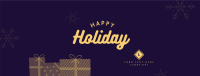 Happy Holiday Facebook Cover Image Preview