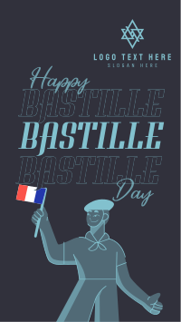 Hey Hey It's Bastille Day Instagram Reel Image Preview