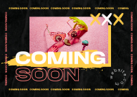 Fashion Coming Soon Postcard