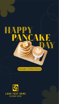 Pancakes Plus Latte Instagram Story