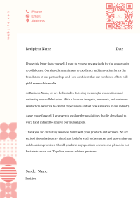 Geometric Generic Business Letterhead