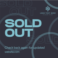 Sold Out Corporate Instagram Post Design