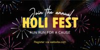 Holi Fest Fun Run Twitter Post