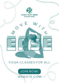 Simple Yoga Class  Flyer