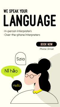 We Speak Your Language Facebook Story